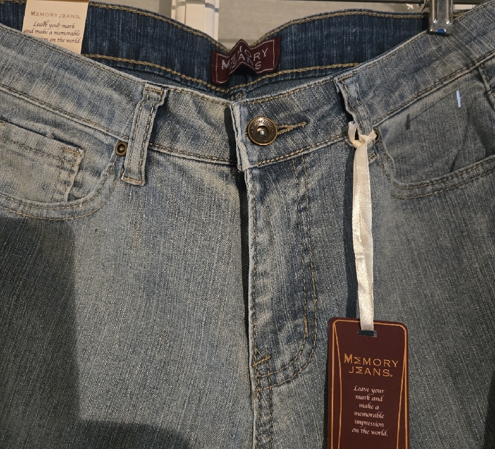 Blue Relaxed Fit Jeans with Classic Denim Texture